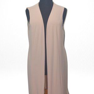 ELOQUII Cream Sleeveless Sweater